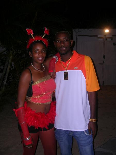 Elsa et moi (au coconut le mardi gras)